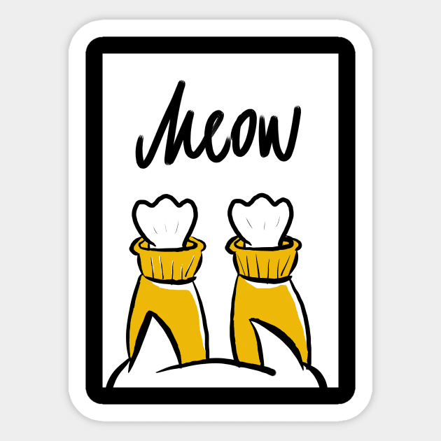 Meow (Limited Edition) Sticker by BuatStai